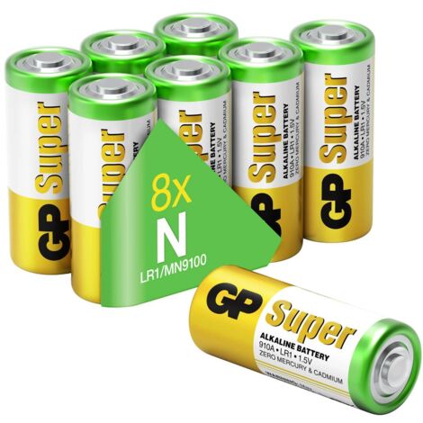 GP Batteries Super GP910A, LR01 Pile LR1 (N) alcaline(s) 1.5 V 8 pc(s)