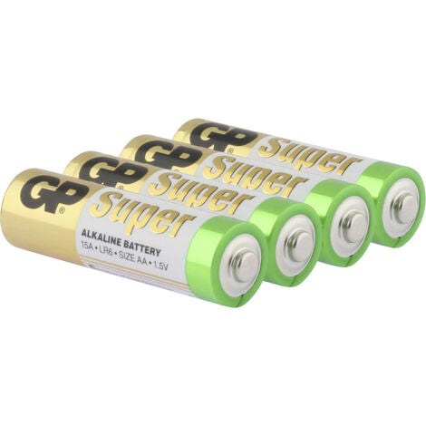 SODISE GP Batteries Super Mignon (AA)-Batterie Alkali-Mangan 1.5 V 4 St.