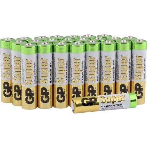 GP Batteries Super Pile LR3 (AAA) alcaline(s) 1.5 V 24 pc(s) S775941