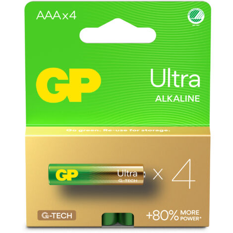 GP Batteries UltraAlkaline GP24AU Battery de alcaline AAA à usage unique