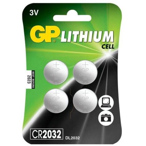 GP BATTERY 0602032C4 1X4 GP CR 2032 0602032C4
