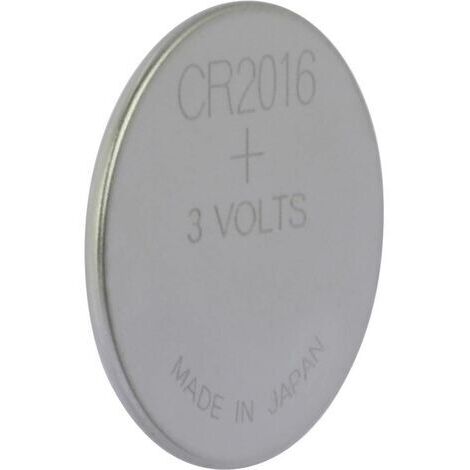 GP Battery 3 V CR2016 Lithium-Knopfzellenbatterie (Blisterpackung mit 1 Stück)