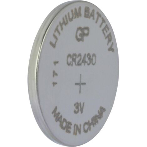 GP Battery Batteria al Litio a Bottone 3V CR2430 (Blister 1 Pezzo)
