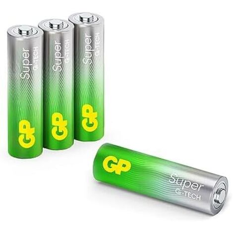 GP Battery Batteria Super Alcalina 1,5V Stilo AA / 15A-2U4 / LR6 4 pz