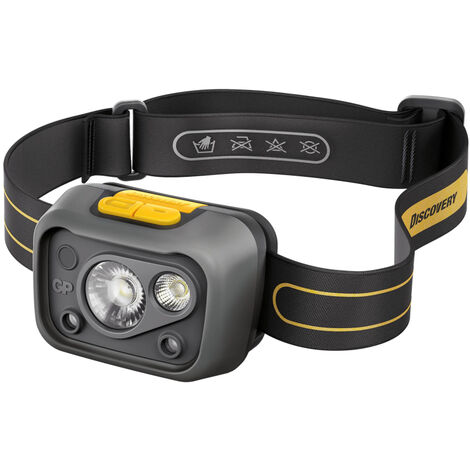 GP Battery Lampada Frontale LED 375LM con 3 Batterie AAA Incluse