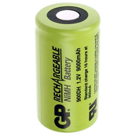 GP GPIND900DHB Batteria ricaricabile Torcia (D) NiMH 1.2 V 1 pz.