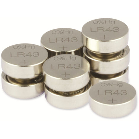GP Knopfzelle LR 43 1.5 V 10 St.  Alkali-Mangan GP186F-2C10