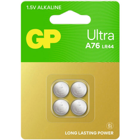 GP Knopfzelle LR 44 1.5 V 4 St. 110 mAh Lithium Ultra