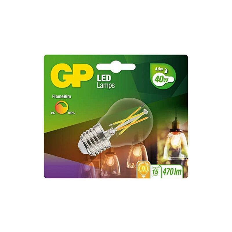 Gp Illuminazione led FlameDim E27 4W (40W) 470 lm gp 085461