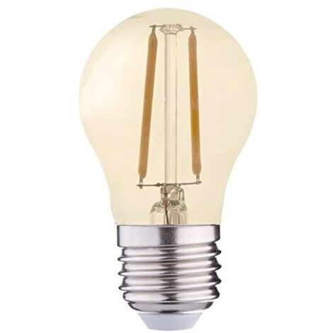 GP Lighting Lampadina Led Mini Globus Oro E27 2W 25W Oro