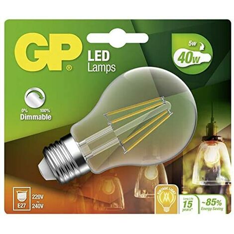 Juego de 2 bombillas LED regulables E27 inteligentes G125 7.5W 1055 lm  1800-3000K