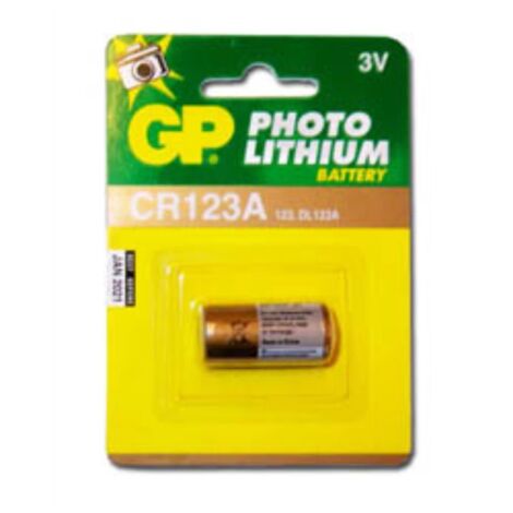 GP pila de litio no recargable x1 cr123a 3v