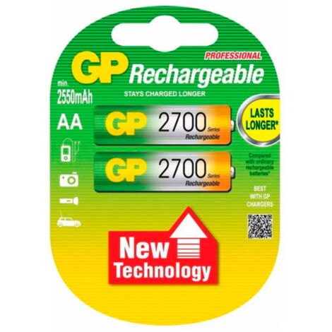 GP RECYKO 2XAA 2600MAH / PILAS RECARGABLES