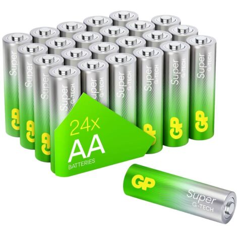 GP Super Batteria Stilo (AA) Alcalina/manganese 1.5 V 24 pz.