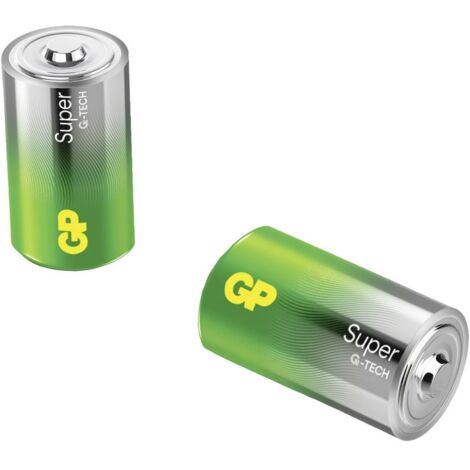 GP Super Batteria Torcia (D) Alcalina/manganese 1.5 V 2 pz.