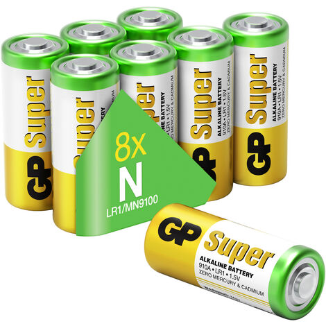 GP Super Lady (N)-Batterie Alkali-Mangan  1.5 V 8 St.