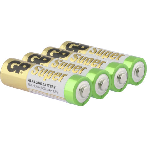 SODISE GP Super Mignon (AA)-Batterie Alkali-Mangan 1.5 V 4 St.