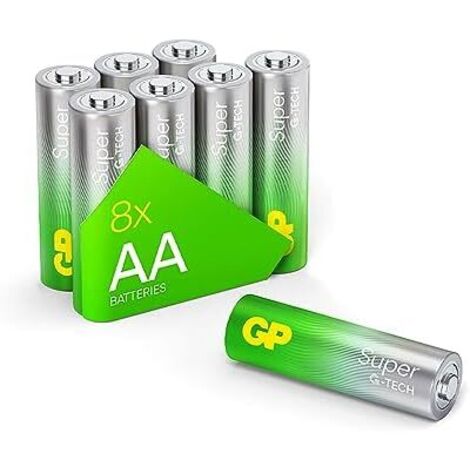 GP Super Pile LR6 (AA) alcaline(s) 1.5 V 8 pc(s) R772402