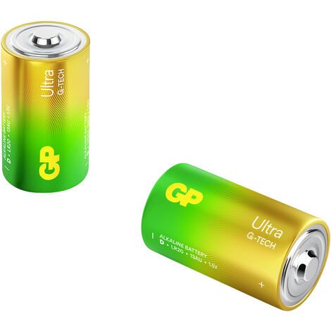 GP Ultra Mono (D)-Batterie Alkali-Mangan  1.5 V 2 St.
