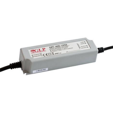 GPF-40D-1750: GPF-40D-1750: Schaltnetzteil 42W 1750mA/1524VDC, IP67, 3in1 Dimmfunktion