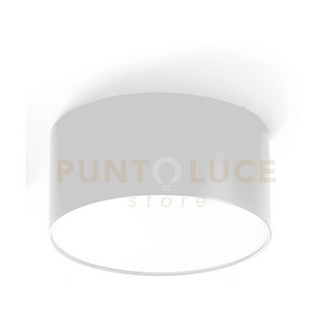 GPL241C- PLAFONIERA BIANCA A LED IN ALLUMINIO 3000K 1280LM 16W D.14CM