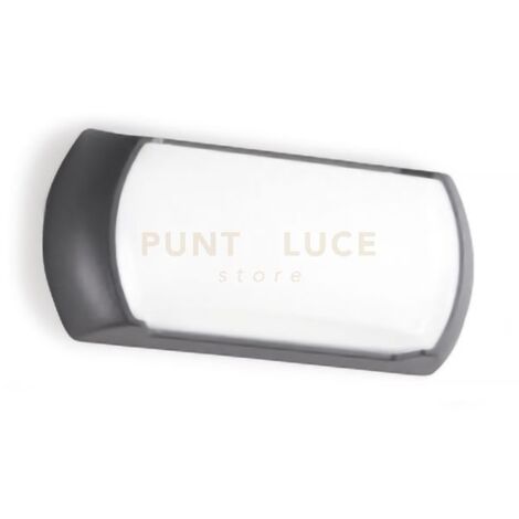 GPL251- APPLIQUE PER ESTERNI GRIGIO ANTRACITE A LED 4000K 850LM 12W 23CM