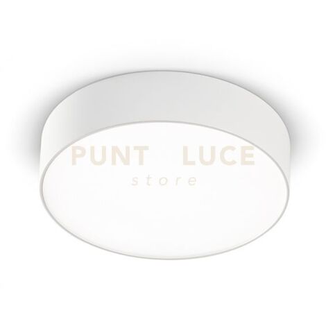 GPL260C- PLAFONIERA IN ALLUMINIO BIANCO A LED 3000K 1200LM 16W D.17,5CM