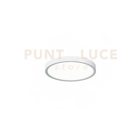 GPL320- PLAFONIERA D.23CM 3000-4000-6000K 1700-1800-1850LM 18W BIANCO OPACO