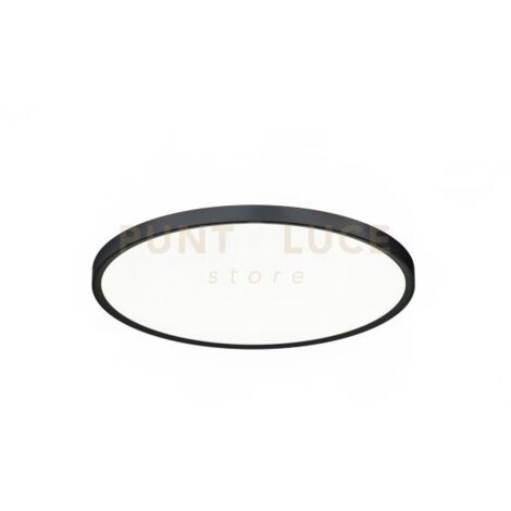 GPL325- PLAFONIERA D.40CM 3000-4000-6000K 3000-3200-3350LM 32W NERO OPACO
