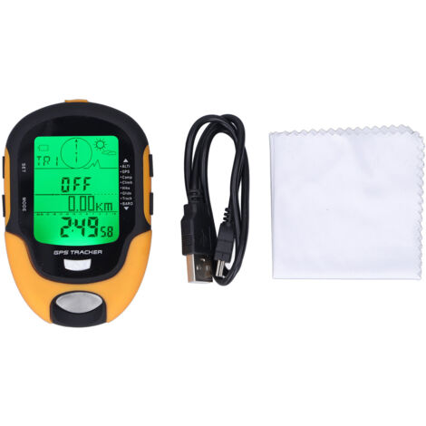 GPS compteur multifonctionnel altimètre électronique baromètre thermomètre hygromètre boussole numérique étanche