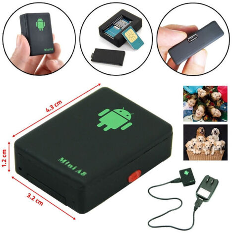Gps Gsm Alarma Antirrobo Sos Tracker Mini A8 Escucha De Voz -