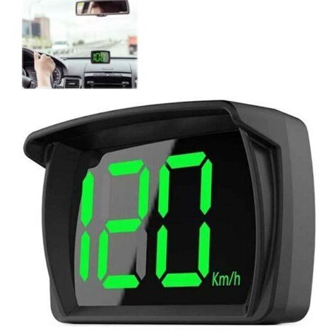 [GPS HUD] Compteur de Vitesse Intelligent, affichage tête haute KM/H LED grand police pour voiture, camion, SUV et moto