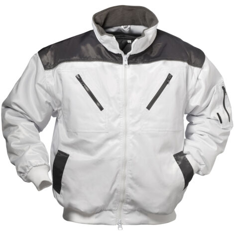 Gr .2XL (62/64) HOLLIS PILOTJACKE weiß HOLLIS PILOT JACKET
