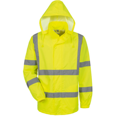 Gr .2XL (62/64) ONNO WARNSCHUTZ-REGENJACKE gelb ONNO HIGH VISIBILITY RAIN JA