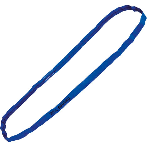 Gr .3 Meter RUNDSCHLINGE, WLL 8000 kg, BLAU blau roundsling, WLL 8000 kg, BLUE