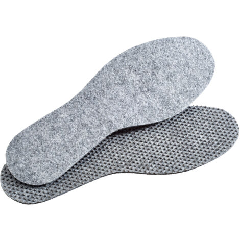 Gr .38 FILZ-EINLEGESOHLEN STANDARD grau FILZ felt inlay soles STANDARD
