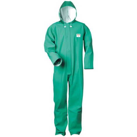 Gr .3XL (66/68) CHEM-STAR OVERALL grün CHEM-STAR COVERALL WITH HOOD