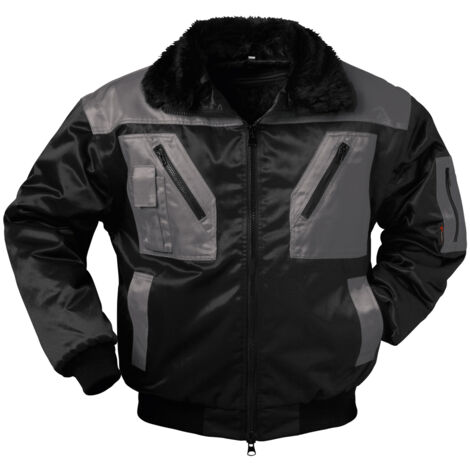 Gr .4XL (70/72) ASKIM PILOTJACKE schwarz ASKIM PILOT JACKET