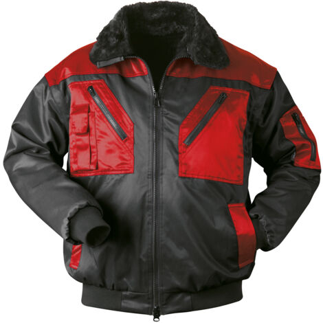 Gr .4XL (70/72) LEVANGER PILOTJACKE schwarz LEVANGER PILOT JACKET