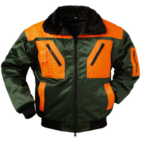 Gr .4XL (70/72) ROTDORN WALDARBEITER PILOTJACKE grün ROTDORN PILOT JACKET
