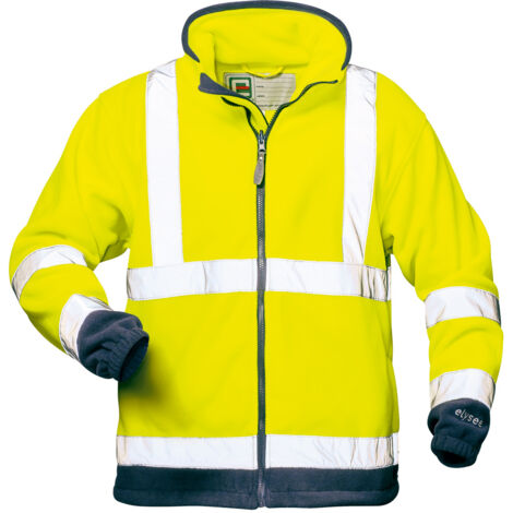 Gr .4XL (70/72) VALENTIN WARNSCHUTZFLEECEJACKE gelb VALENTIN HIGH VIS FLEECE