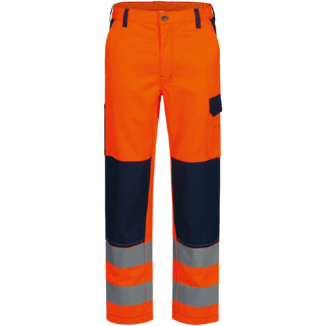 Gr .52 FREITAL WARNSCHUTZ-BUNDHOSE orange FREITAL HIGH VISIBILITY TROUSERS