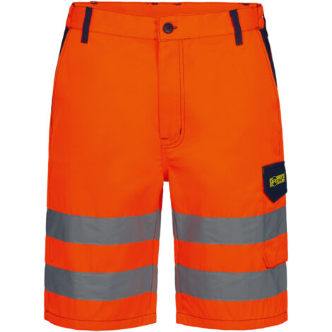 Gr .54 WALSRODE WARNSCHUTZ-SHORTS orange WALSRODE HIGH VISIBILITY SHORTS