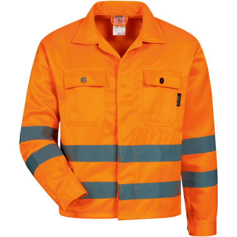 Gr .64 ALOIS WARNSCHUTZ-BUNDJACKE orange ALOIS HIGH VIS WAIST JACKET