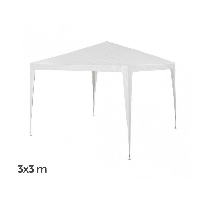 GR-DL-G7006 - Tonnelle de jardin avec cadre acier - 3x3m Couleur: Blanc