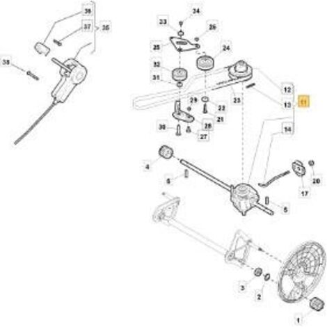 GR. FR. TRACTION 4S RSB DIAMANT ORIGINAL STIGA - 181003104/0