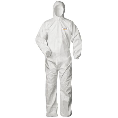 Gr .L (54/56) HULSBERG SCHUTZANZUG weiß HULSBERG PROTECTIVE SUIT