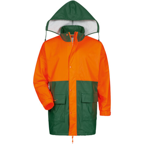 Gr .L (54/56) PAPPEL  PU-JACKE grün PAPPEL PU JACKET