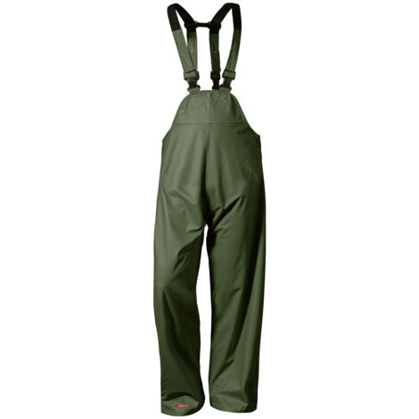 Gr .L (54/56) SUNDSVALL  PU-STRETCH-LATZHOSE oliv SUNDSVALL PU dungarees
