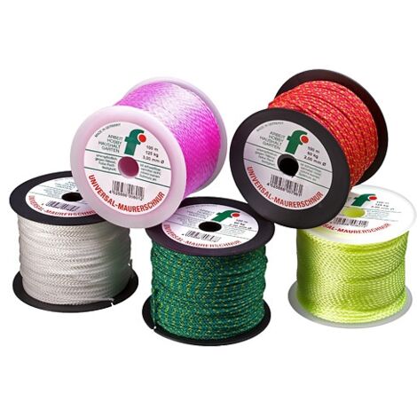 Gr .rot UNIVERSAL-MAURERSCHNUR  2,0 MM rot POLYPROPYLENE bricklayer cord